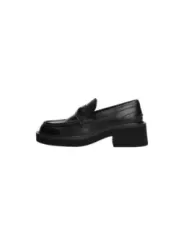 "Tommy Hilfiger Jeans Mokassins im Sale | Tommy Hilfiger Damen Mokassins - Elegante Schwarze Leder-Mokassins für Herbst/Winter mit Gummisohle, Artikelcode: EN0EN02789 online kaufen"|Planet-Deluxe