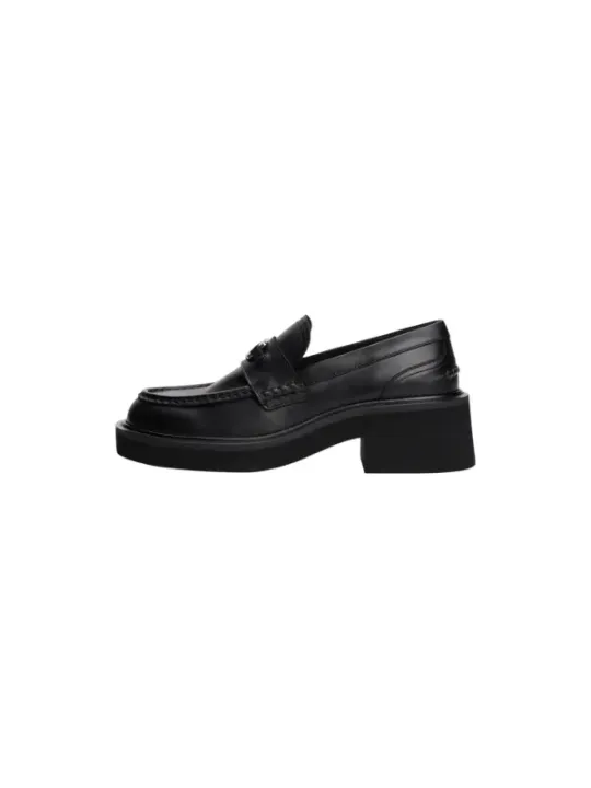 "Tommy Hilfiger Jeans Mokassins im Sale | Tommy Hilfiger Damen Mokassins - Elegante Schwarze Leder-Mokassins für Herbst/Winter mit Gummisohle, Artikelcode: EN0EN02789 online kaufen"|Planet-Deluxe