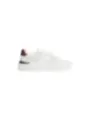 "Tommy Hilfiger Sneakers im Sale | Tommy Hilfiger Damen Herbst/Winter Sneaker - Weiße Ledersneaker mit Schnürung und Gummisohle (Artikelcode: FW0FW08632) online kaufen"|Planet-Deluxe