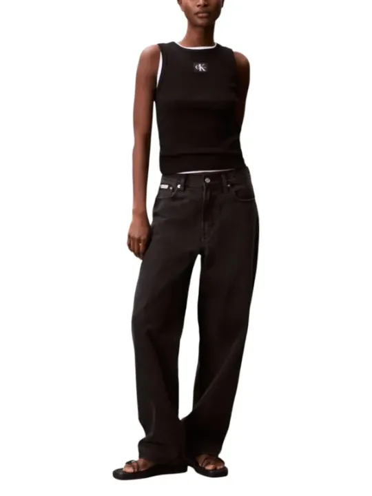 "Calvin Klein Jeans Tanktops im Sale | Calvin Klein Jeans - Calvin Klein Jeans Canotta Donna online kaufen"|Planet-Deluxe