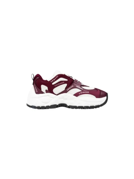 "Armani Exchange Sneakers im Sale | Armani Exchange Damen Sneaker - Violett Herbst/Winter Kollektion | Modische Bänder & Gummisohle | Artikelcode: XDX120 XV708 online kaufen"|Planet-Deluxe