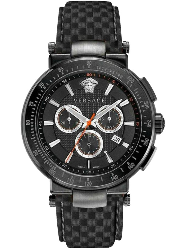Schwarze Versace VEFG02020 Herrenuhr