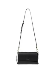"Coccinelle Einzelstücke & Seltenheiten im Sale | Coccinelle Damen Handtasche - Herbst/Winter Kollektion - Schwarze Leder Tasche mit Druckknopfverschluss und Schulterriemen - 16x online kaufen"|Planet-Deluxe