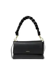"Coccinelle Einzelstücke & Seltenheiten im Sale | Coccinelle Damen Handtasche - Herbst/Winter Kollektion - Schwarze Leder Tasche mit Druckknopfverschluss und Schulterriemen - 16x online kaufen"|Planet-Deluxe