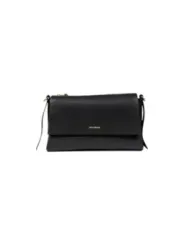 "Coccinelle Einzelstücke & Seltenheiten im Sale | Coccinelle Damen Handtasche - Herbst/Winter Kollektion - Schwarze Leder Tasche mit Druckknopfverschluss und Schulterriemen - 16x online kaufen"|Planet-Deluxe