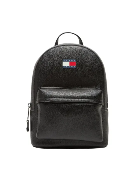 "Tommy Hilfiger Einzelstücke & Seltenheiten im Sale | Tommy Hilfiger Damenrucksack - Stilvoller Herbst/Winter Rucksack in Schwarz mit Reißverschluss und Innen-/Außentaschen, Größ online kaufen"|Planet-Deluxe