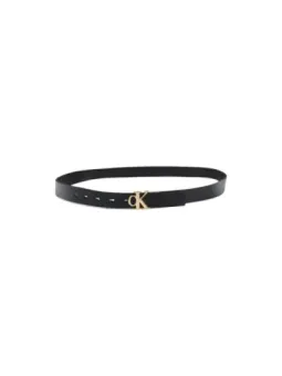 Calvin Klein Damen Leder-Gürtel Schwarz, HW Kollektion 120cm