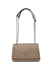 "Guess Einzelstücke & Seltenheiten im Sale | GUESS Damen Handtasche Herbst/Winter - Stilvolle Braune Drucktasche mit Druckknopfverschluss und Praktischen Innen- und Außenta online kaufen"|Planet-Deluxe