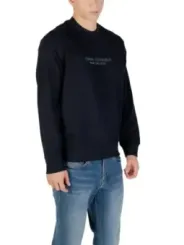 "Armani Exchange Sweatshirts im Sale | Armani Exchange Herren Fleece Blau Druck Langarm Herbst Winter online kaufen"|Planet-Deluxe