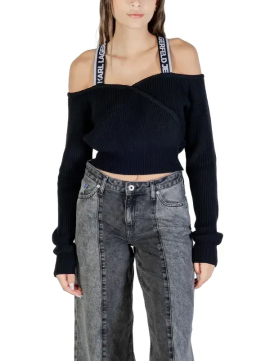 "Karl Lagerfeld Jeans Pullover im Sale | Karl Lagerfeld Jeans - Karl Lagerfeld Jeans Maglia Donna online kaufen"|Planet-Deluxe
