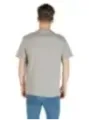 "Calvin Klein T-Shirts im Sale | Calvin Klein Herren TShirt Grau Druck Kurzarm Herbst Winter online kaufen"|Planet-Deluxe