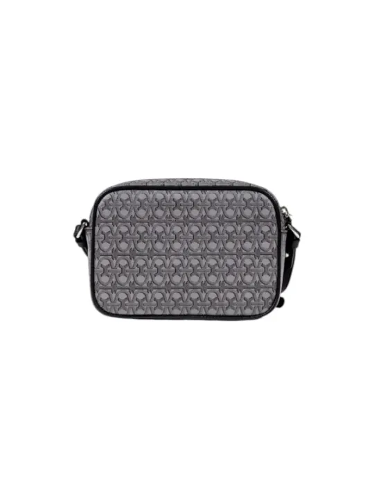 "Coccinelle Einzelstücke & Seltenheiten im Sale | Coccinelle Damen Umhängetasche - Graue Leder-Tasche mit Print und Reißverschluss für Frühling/Sommer online kaufen"|Planet-Deluxe
