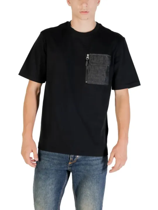"Antony Morato T-Shirts im Sale | Antony Morato Herren T-Shirt Schwarz Herbst/Winter online kaufen"|Planet-Deluxe