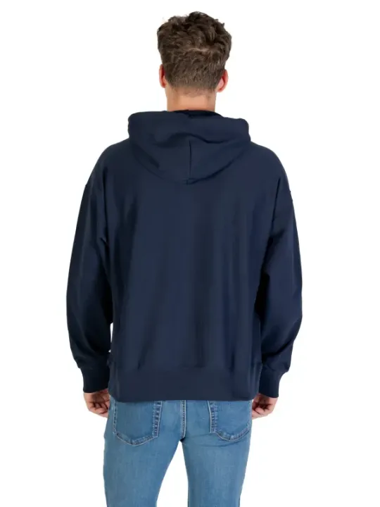 "Calvin Klein Jeans Sweatshirts im Sale | Calvin Klein Herren Fleece Kapuzenpullover Blau online kaufen"|Planet-Deluxe