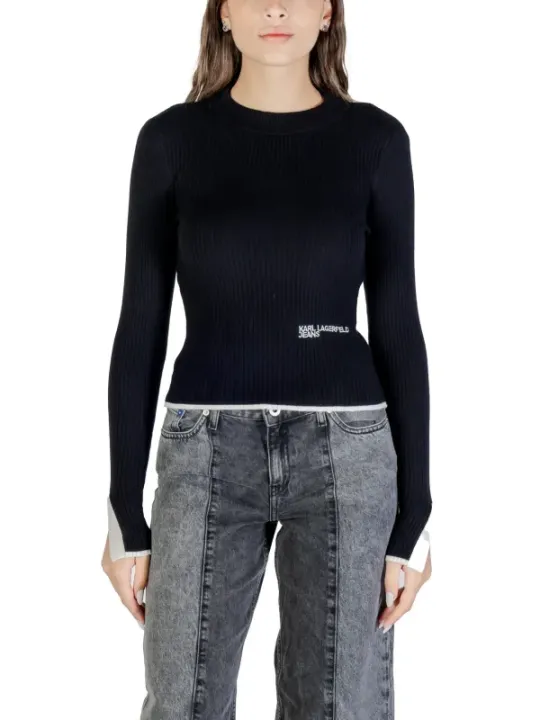 "Karl Lagerfeld Jeans Pullover im Sale | Karl Lagerfeld Jeans - Karl Lagerfeld Jeans Maglia Donna online kaufen"|Planet-Deluxe