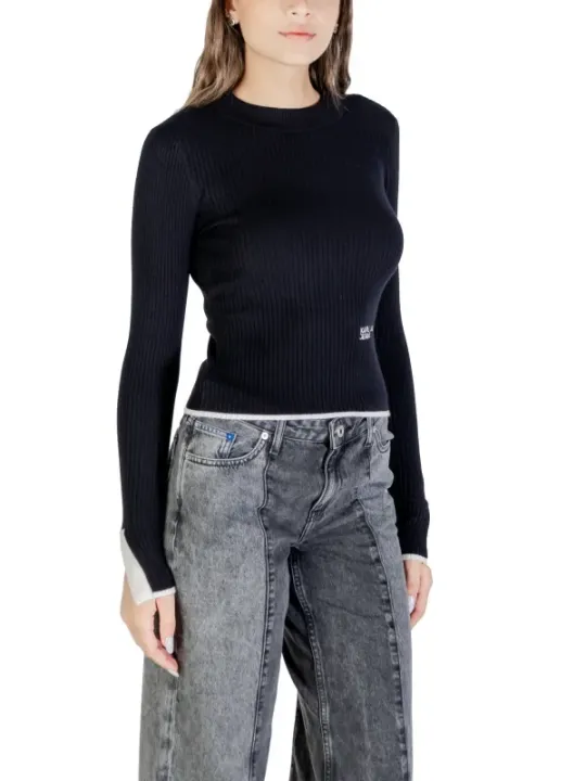 "Karl Lagerfeld Jeans Pullover im Sale | Karl Lagerfeld Jeans - Karl Lagerfeld Jeans Maglia Donna online kaufen"|Planet-Deluxe