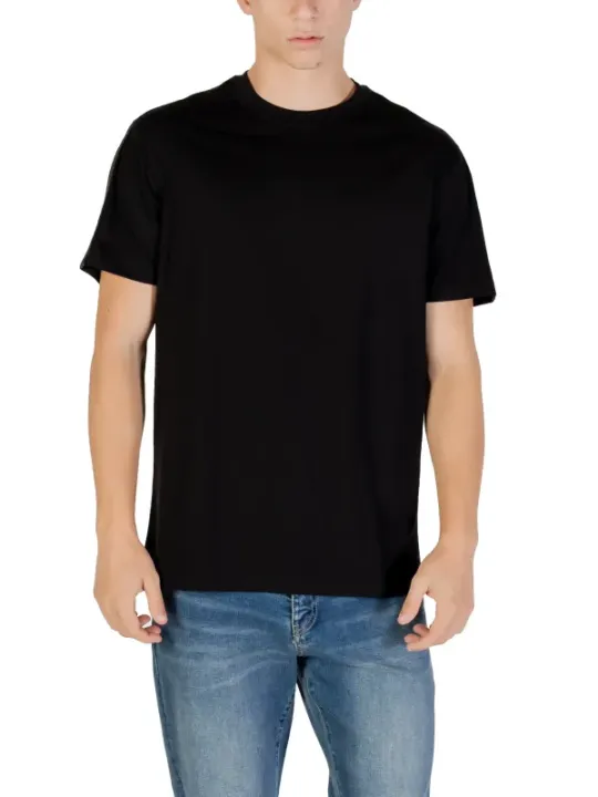 "Armani Exchange T-Shirts im Sale | Armani Exchange Herren TShirt HerbstWinter Schwarz online kaufen"|Planet-Deluxe