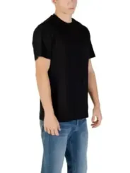 "Armani Exchange T-Shirts im Sale | Armani Exchange Herren TShirt HerbstWinter Schwarz online kaufen"|Planet-Deluxe