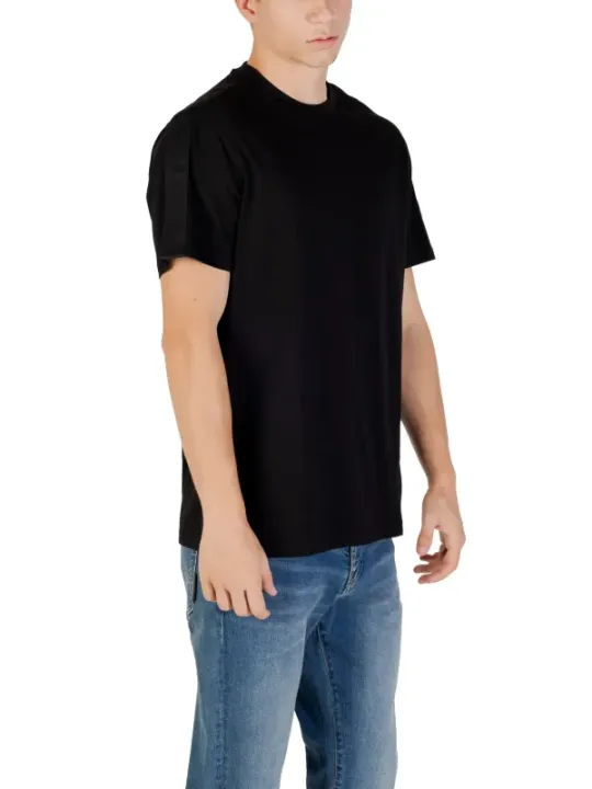 "Armani Exchange T-Shirts im Sale | Armani Exchange Herren TShirt HerbstWinter Schwarz online kaufen"|Planet-Deluxe