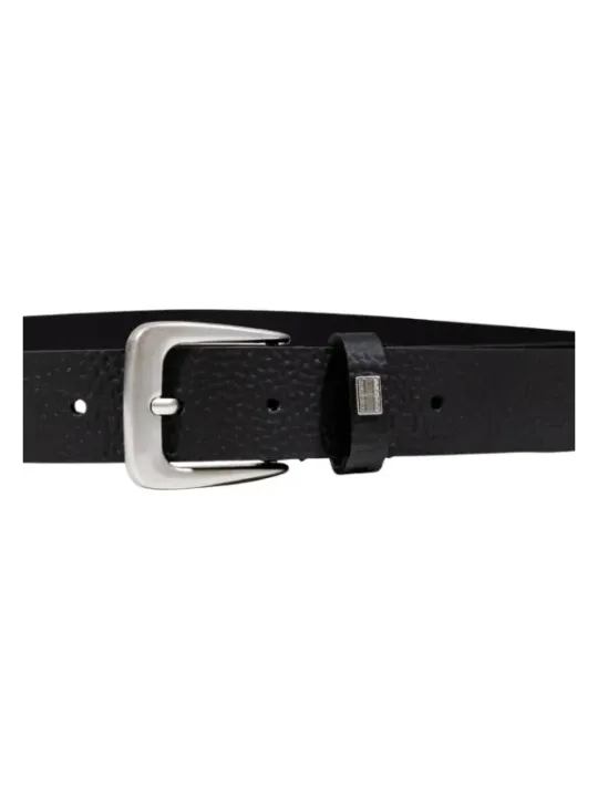 "Tommy Hilfiger Gürtel im Sale | Tommy Hilfiger Damen Leder Gürtel Herbst Winter Schwarz online kaufen"|Planet-Deluxe
