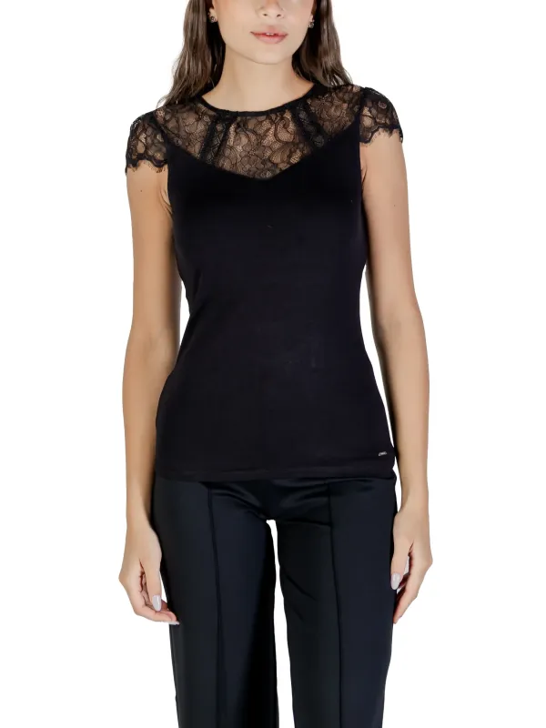 "Morgan De Toi Blusen im Sale | Morgan De Toi Damen Herbst/Winter Bluse Schwarz - Kurzarm Rundhals aus Viskose und Elasthan online kaufen"|Planet-Deluxe "Morgan De Toi Blusen im Sale | Morgan De Toi Damen Herbst/Winter Bluse Schwarz - Kurzarm Rundhals aus Viskose und Elasthan online kaufen"|Planet-Deluxe