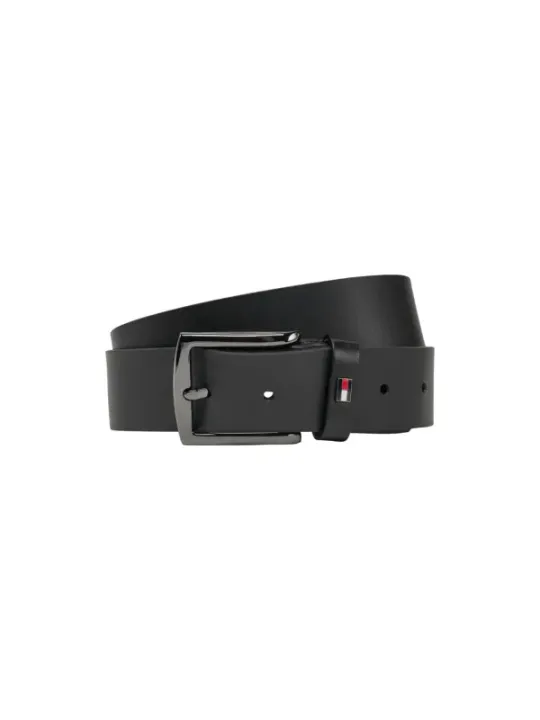 "Tommy Hilfiger Gürtel im Sale | Tommy Hilfiger Ledergürtel Schwarz Herren Herbst/Winter online kaufen"|Planet-Deluxe