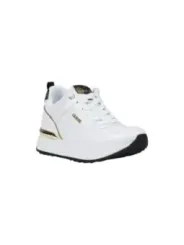 "Guess Sneakers im Sale | **GUESS Damen Sneaker - Weiße Herbst/Winter Slip-On Sneakers mit Schnürung** online kaufen"|Planet-Deluxe