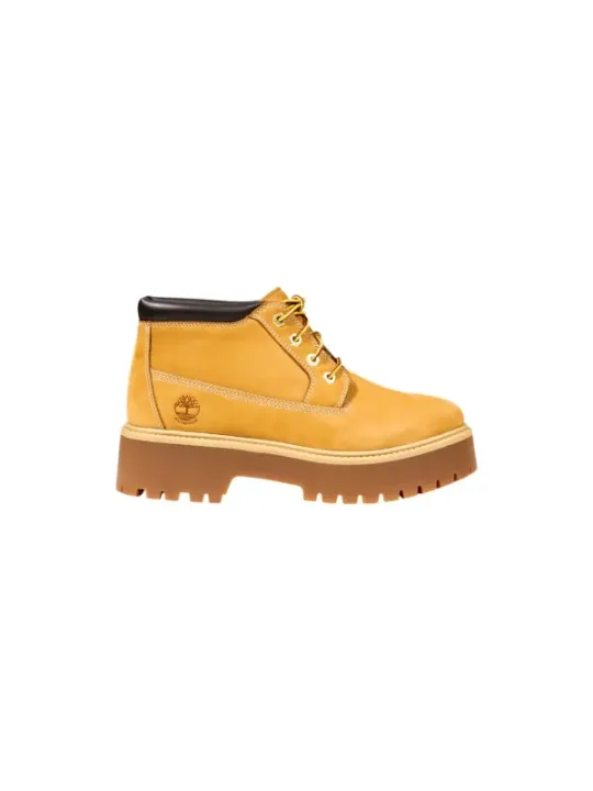 "Timberland Stiefel im Sale | Timberland Damen Herbst/Winter Stiefeletten – Beige Lederstiefel mit Schnürverschluss (Artikelcode: TB1A5RF9231) online kaufen"|Planet-Deluxe