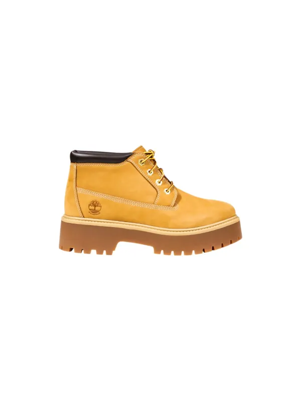 "Timberland Stiefel im Sale | Timberland Damen Herbst/Winter Stiefeletten – Beige Lederstiefel mit Schnürverschluss (Artikelcode: TB1A5RF9231) online kaufen"|Planet-Deluxe