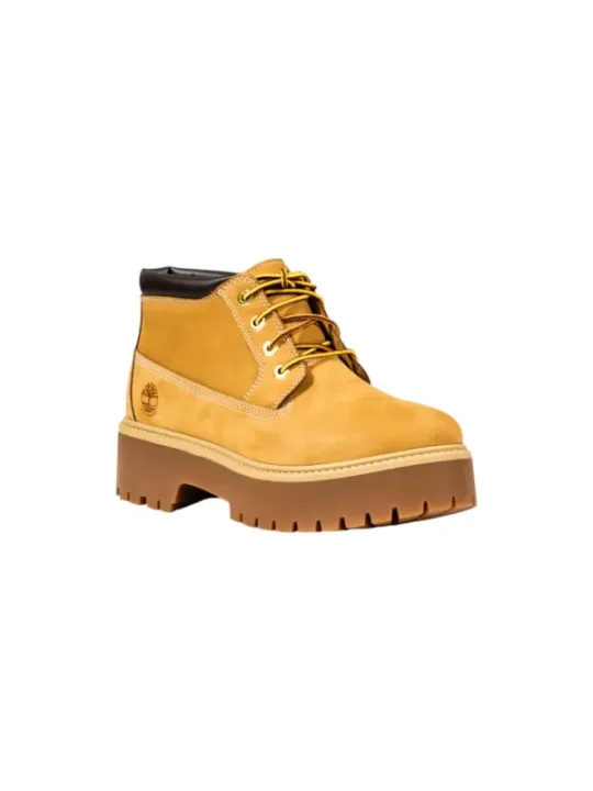 "Timberland Stiefel im Sale | Timberland Damen Herbst/Winter Stiefeletten – Beige Lederstiefel mit Schnürverschluss (Artikelcode: TB1A5RF9231) online kaufen"|Planet-Deluxe