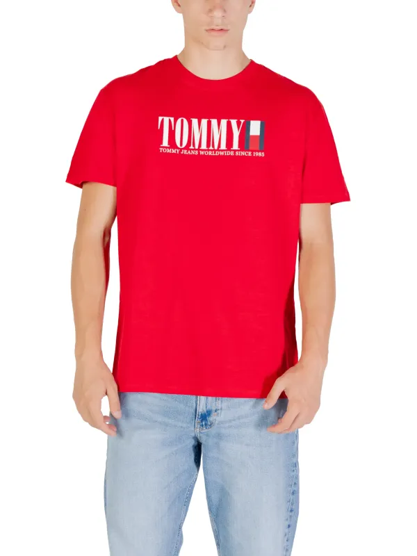 "Tommy Hilfiger Jeans T-Shirts im Sale | Tommy Hilfiger Herbst Rot TShirt Herren Bio Baumwolle online kaufen"|Planet-Deluxe "Tommy Hilfiger Jeans T-Shirts im Sale | Tommy Hilfiger Herbst Rot TShirt Herren Bio Baumwolle online kaufen"|Planet-Deluxe