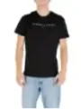 "Tommy Hilfiger Jeans T-Shirts im Sale | Tommy Hilfiger Bio Baumwolle TShirt Schwarz Herren online kaufen"|Planet-Deluxe