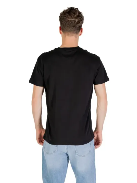 "Tommy Hilfiger Jeans T-Shirts im Sale | Tommy Hilfiger Bio Baumwolle TShirt Schwarz Herren online kaufen"|Planet-Deluxe