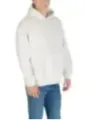 "Calvin Klein Jeans Sweatshirts im Sale | Calvin Klein Herren Fleece Kapuzenpullover Weiß online kaufen"|Planet-Deluxe