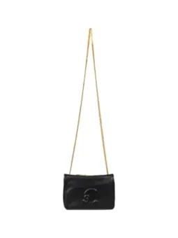 Coccinelle Herbst Umhängetasche: Schwarzes Leder-Unikat