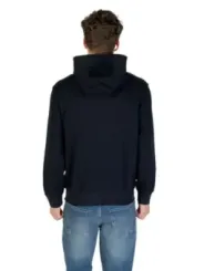 "Armani Exchange Sweatshirts im Sale | Armani Exchange Herren Fleece Hoodie Blau V-Ausschnitt online kaufen"|Planet-Deluxe