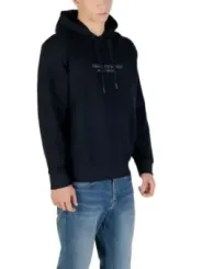 "Armani Exchange Sweatshirts im Sale | Armani Exchange Herren Fleece Hoodie Blau V-Ausschnitt online kaufen"|Planet-Deluxe