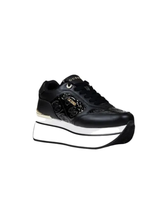 "Guess Sneakers im Sale | Guess Damen Sneakers - Sportliche Plateau-Pumps für Herbst/Winter in Schwarz online kaufen"|Planet-Deluxe