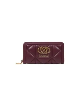 Love Moschino Damen Portemonnaie Violett - Reißverschluss