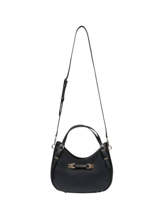 "Guess Einzelstücke & Seltenheiten im Sale | Guess Damen Schwarz Herbst Winter Handtasche mit Schulterriemen online kaufen"|Planet-Deluxe