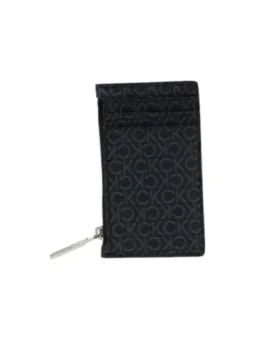 Calvin Klein Herrenbrieftasche Schwarz mit Reißverschluss