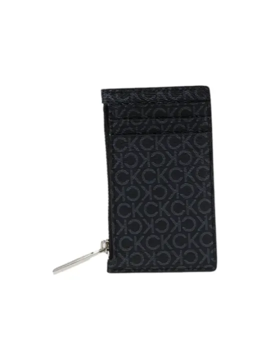 "Calvin Klein Brieftaschen im Sale | Calvin Klein Herrenbrieftasche Schwarz mit Reißverschluss online kaufen"|Planet-Deluxe
