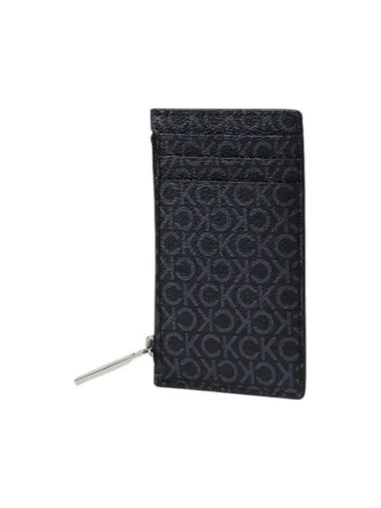 "Calvin Klein Brieftaschen im Sale | Calvin Klein Herrenbrieftasche Schwarz mit Reißverschluss online kaufen"|Planet-Deluxe