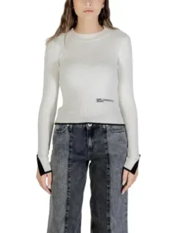 "Karl Lagerfeld Damenpullover - Stilvolle Jeans Maglia"
