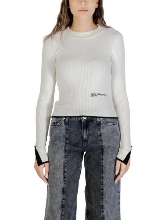 "Karl Lagerfeld Jeans Pullover im Sale | Karl Lagerfeld Jeans - Karl Lagerfeld Jeans Maglia Donna online kaufen"|Planet-Deluxe