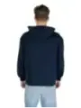 "Tommy Hilfiger Jeans Sweatshirts im Sale | Tommy Hilfiger Jeans Herren Kapuzen-Fleece "Felpa Uomo" - Blau mit Druckmuster, Herbst/Winter Kollektion, 100% Bio-Baumwolle online kaufen"|Planet-Deluxe