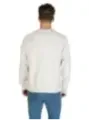 "Calvin Klein Jeans Sweatshirts im Sale | Calvin Klein Jeans Herren Fleece-Sweatshirt, Weiß - Herbst/Winter Kollektion, Rundhals, Langarm - Artikelcode: LV04RC277G online kaufen"|Planet-Deluxe