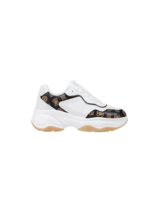 "Guess Sneakers im Sale | GUESS Damen Slip-On Sneakers – Herbst/Winter, Weiß & Bunt, Sportlich mit Bänderverschluss online kaufen"|Planet-Deluxe