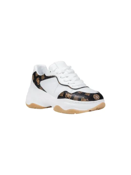"Guess Sneakers im Sale | GUESS Damen Slip-On Sneakers – Herbst/Winter, Weiß & Bunt, Sportlich mit Bänderverschluss online kaufen"|Planet-Deluxe