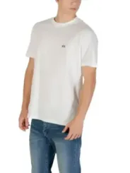 "Armani Exchange T-Shirts im Sale | Armani Exchange Herren T-Shirt - Weiß, Kurzarm, Rundhals - 100% Baumwolle für Herbst/Winter online kaufen"|Planet-Deluxe